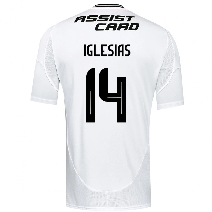 Danxen Dzieci Luciano Iglesias #14 Czarny Biały Domowa Koszulka 2025/26 Koszulki Klubowe
