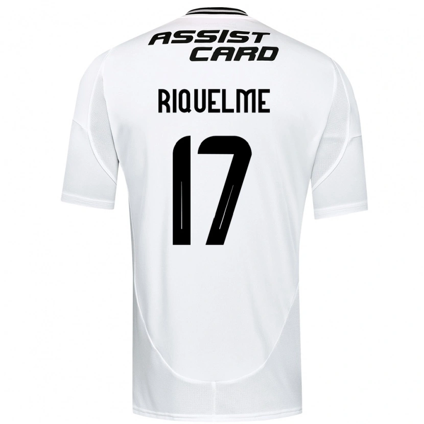 Danxen Dzieci Cristián Riquelme #17 Czarny Biały Domowa Koszulka 2025/26 Koszulki Klubowe
