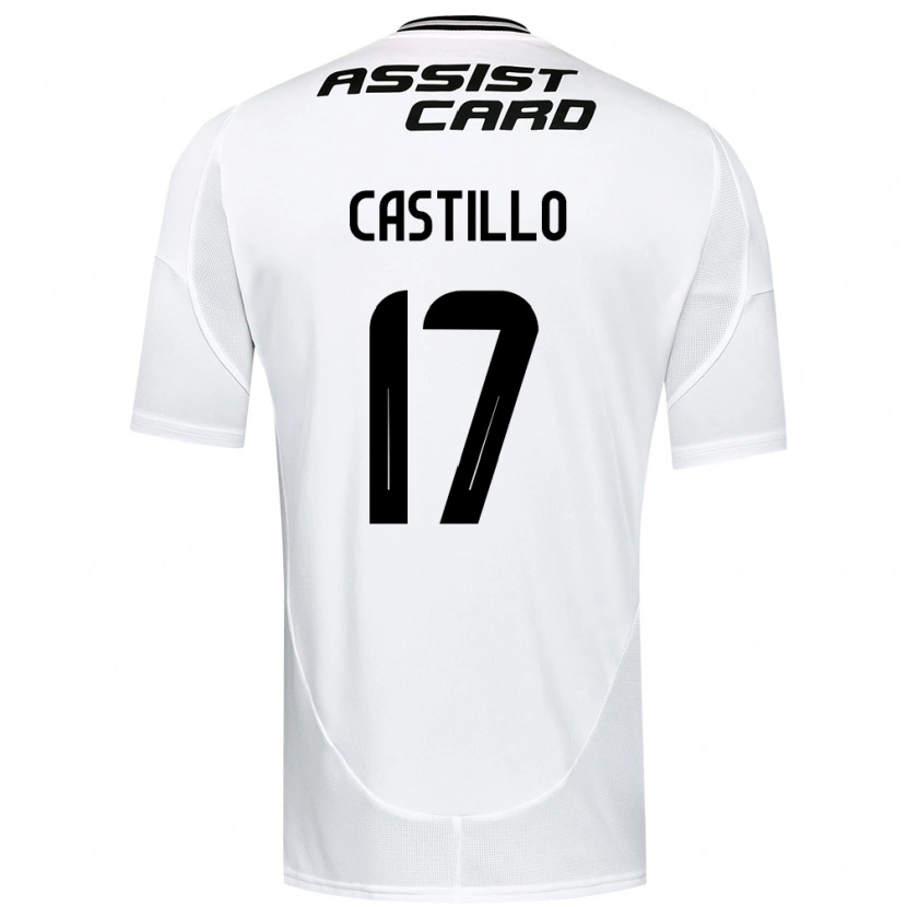 Danxen Dzieci Fabián Castillo #17 Czarny Biały Domowa Koszulka 2025/26 Koszulki Klubowe