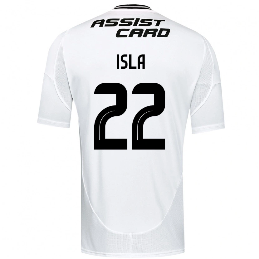 Danxen Dzieci Mauricio Isla #22 Czarny Biały Domowa Koszulka 2025/26 Koszulki Klubowe