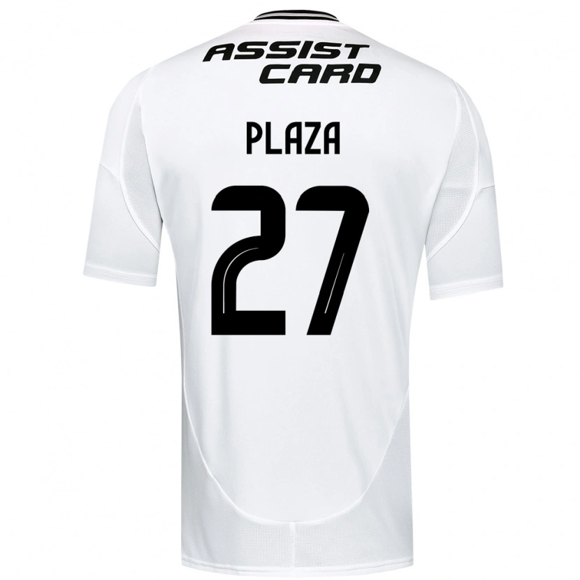 Danxen Dzieci Diego Plaza #27 Czarny Biały Domowa Koszulka 2025/26 Koszulki Klubowe