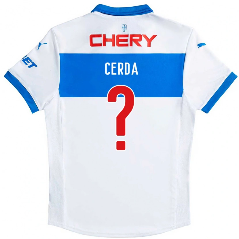 Danxen Dzieci Axel Cerda #0 Królewski Niebieski Biały Domowa Koszulka 2025/26 Koszulki Klubowe