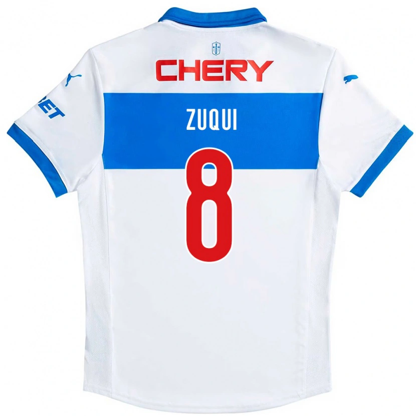 Danxen Dzieci Fernando Zuqui #8 Królewski Niebieski Biały Domowa Koszulka 2025/26 Koszulki Klubowe
