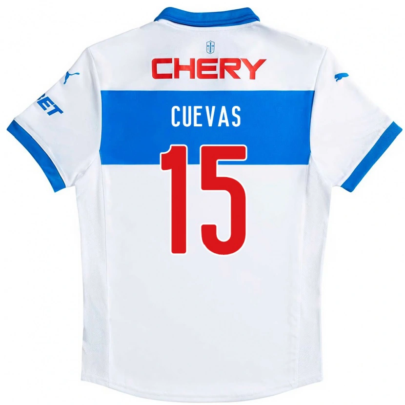 Danxen Dzieci Cristian Cuevas #15 Królewski Niebieski Biały Domowa Koszulka 2025/26 Koszulki Klubowe