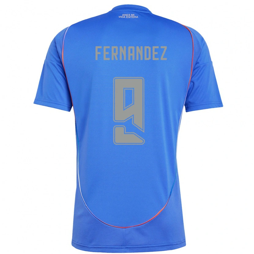 Danxen Dzieci Leandro Fernández #9 Pomarańczowy Czerwony Domowa Koszulka 2025/26 Koszulki Klubowe