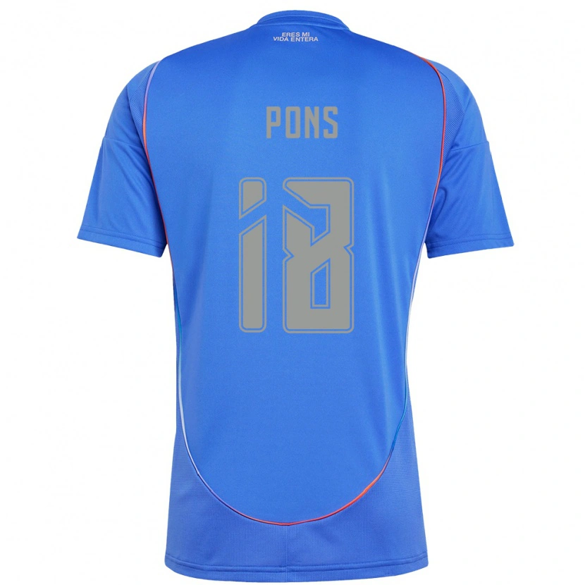 Danxen Dzieci Luciano Pons #18 Pomarańczowy Czerwony Domowa Koszulka 2025/26 Koszulki Klubowe