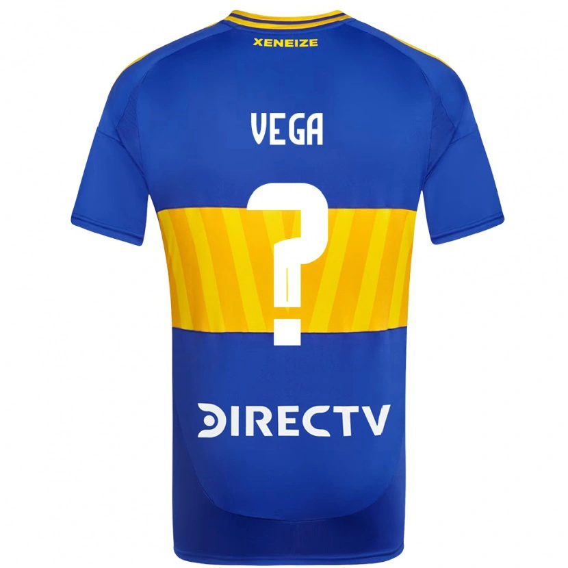 Danxen Dzieci Gabriel Vega #0 Biały Niebieski Domowa Koszulka 2025/26 Koszulki Klubowe