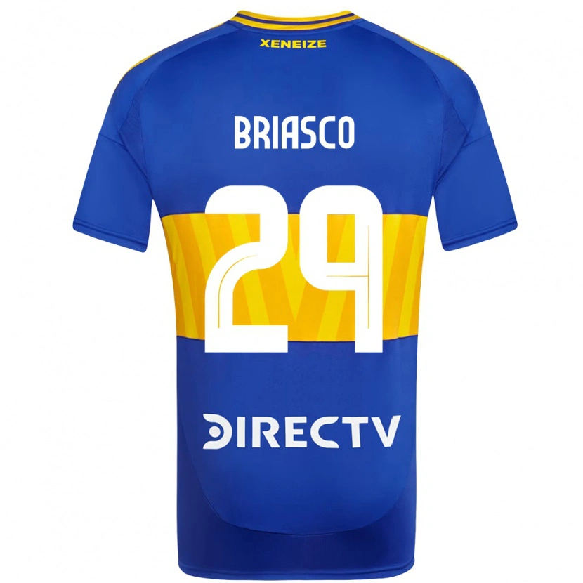 Danxen Dzieci Norberto Briasco #29 Biały Niebieski Domowa Koszulka 2025/26 Koszulki Klubowe