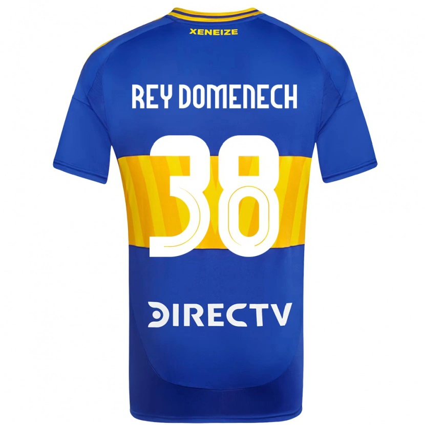 Danxen Dzieci Camilo Rey Domenech #38 Biały Niebieski Domowa Koszulka 2025/26 Koszulki Klubowe