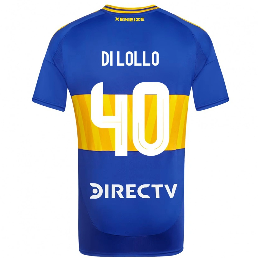 Danxen Dzieci Lautaro Di Lollo #40 Biały Niebieski Domowa Koszulka 2025/26 Koszulki Klubowe