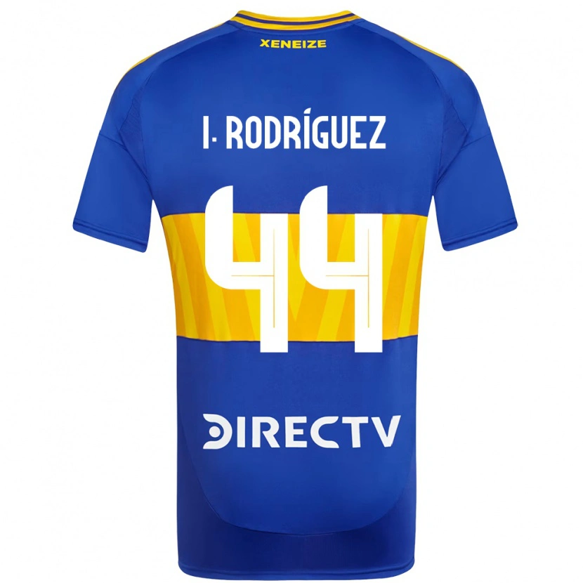 Danxen Dzieci Ignacio Rodríguez #44 Biały Niebieski Domowa Koszulka 2025/26 Koszulki Klubowe
