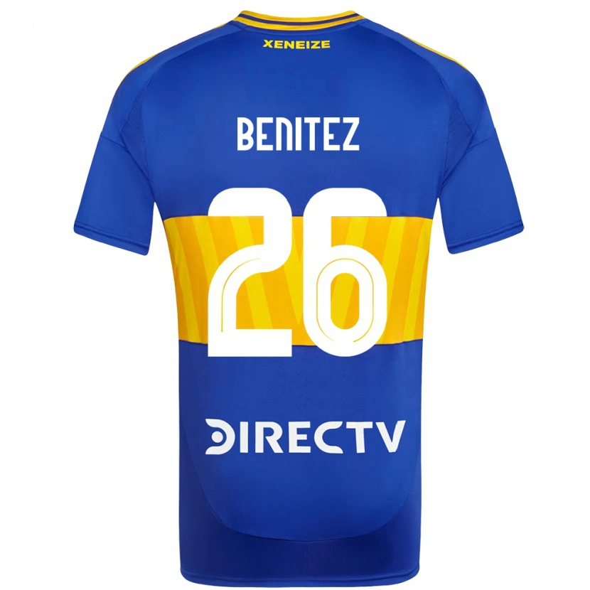 Danxen Dzieci Lorena Benítez #26 Biały Niebieski Domowa Koszulka 2025/26 Koszulki Klubowe