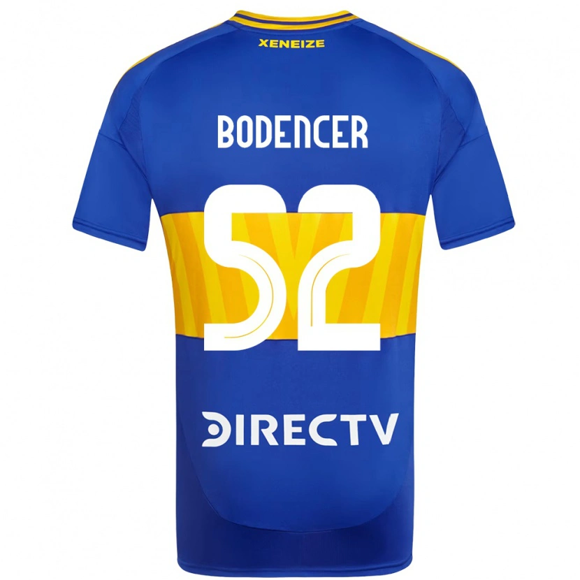 Danxen Dzieci Erik Bodencer #52 Biały Niebieski Domowa Koszulka 2025/26 Koszulki Klubowe