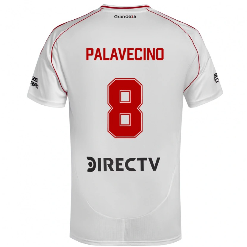 Danxen Dzieci Agustin Palavecino #8 Burgundzki Magenta Domowa Koszulka 2025/26 Koszulki Klubowe