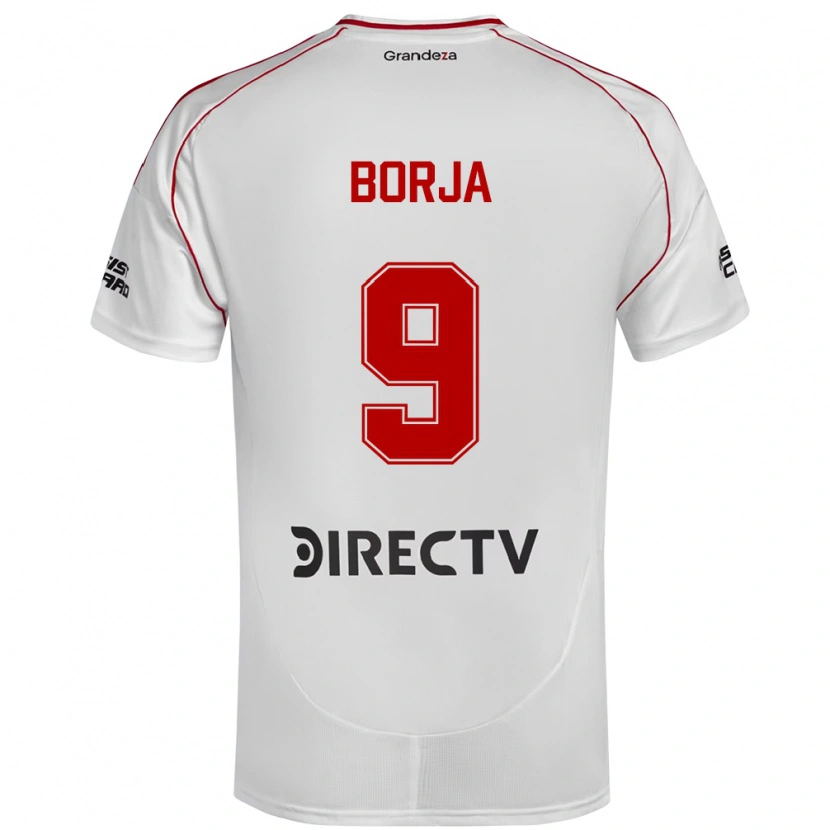 Danxen Dzieci Miguel Borja #9 Burgundzki Magenta Domowa Koszulka 2025/26 Koszulki Klubowe