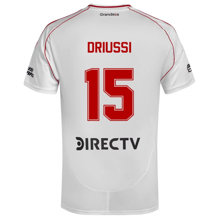 Danxen Dzieci Sebastián Driussi #15 Burgundzki Magenta Domowa Koszulka 2025/26 Koszulki Klubowe
