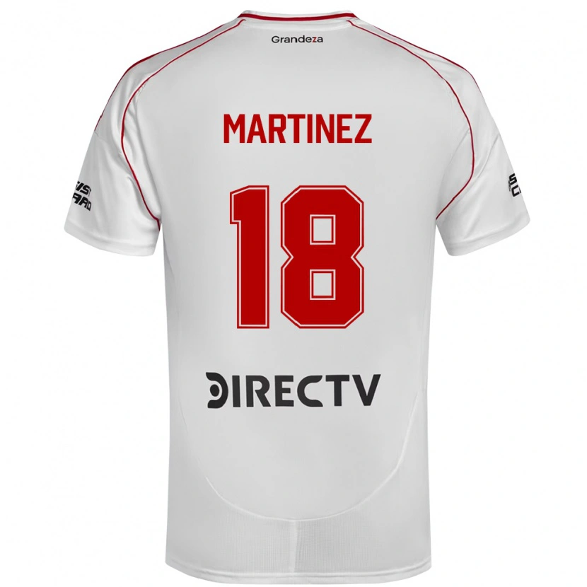 Danxen Dzieci Gonzalo Martínez #18 Burgundzki Magenta Domowa Koszulka 2025/26 Koszulki Klubowe