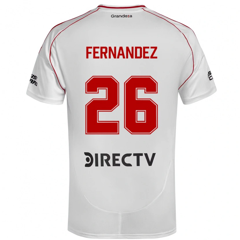 Danxen Dzieci Nacho Fernández #26 Burgundzki Magenta Domowa Koszulka 2025/26 Koszulki Klubowe