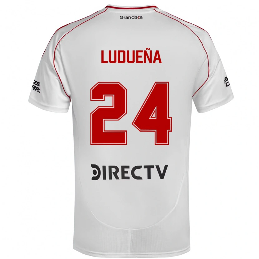 Danxen Dzieci Belén Ludueña #24 Burgundzki Magenta Domowa Koszulka 2025/26 Koszulki Klubowe