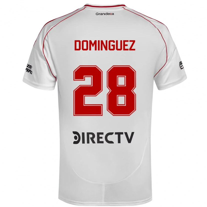 Danxen Dzieci Evelyn Sofía Domínguez #28 Burgundzki Magenta Domowa Koszulka 2025/26 Koszulki Klubowe