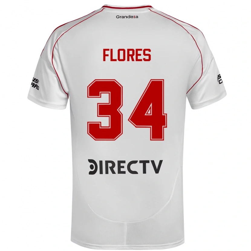 Danxen Dzieci Brenda Flores #34 Burgundzki Magenta Domowa Koszulka 2025/26 Koszulki Klubowe