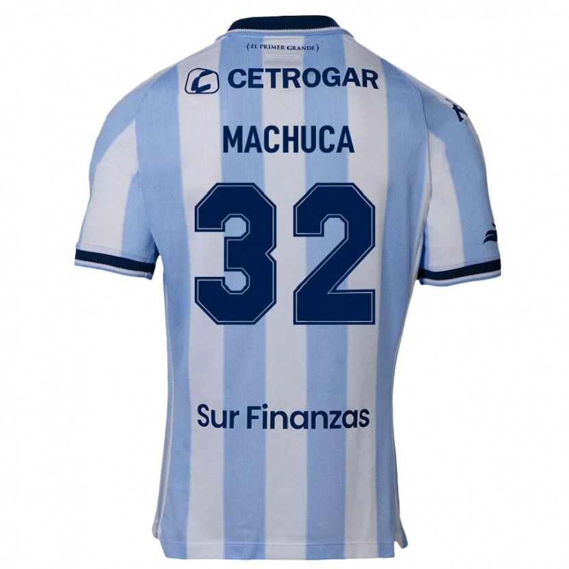 Danxen Dzieci Elias Machuca #32 Ciemnoniebieski Domowa Koszulka 2025/26 Koszulki Klubowe