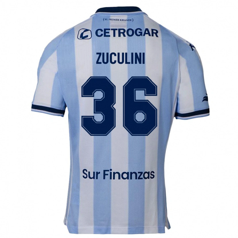 Danxen Dzieci Bruno Zuculini #36 Ciemnoniebieski Domowa Koszulka 2025/26 Koszulki Klubowe