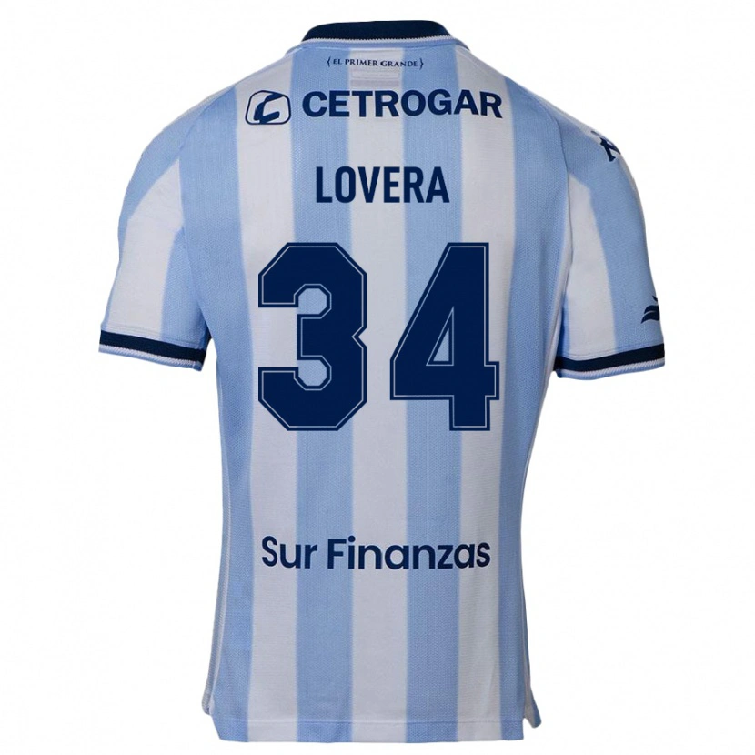 Danxen Dzieci Maximiliano Lovera #34 Ciemnoniebieski Domowa Koszulka 2025/26 Koszulki Klubowe