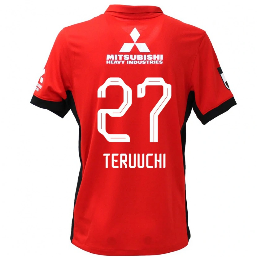 Danxen Dzieci Toshikazu Teruuchi #27 Biały Czarny Domowa Koszulka 2025/26 Koszulki Klubowe