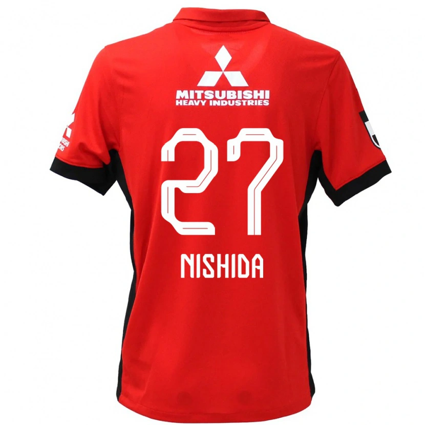 Danxen Dzieci Haruto Nishida #27 Biały Czarny Domowa Koszulka 2025/26 Koszulki Klubowe