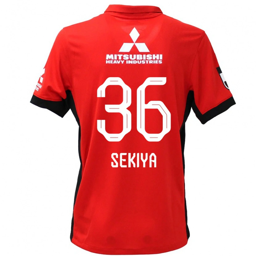 Danxen Dzieci Hikaru Sekiya #36 Biały Czarny Domowa Koszulka 2025/26 Koszulki Klubowe