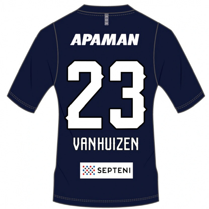 Danxen Dzieci Haruki Christopher Van Huizen #23 Jasnoszary Domowa Koszulka 2025/26 Koszulki Klubowe