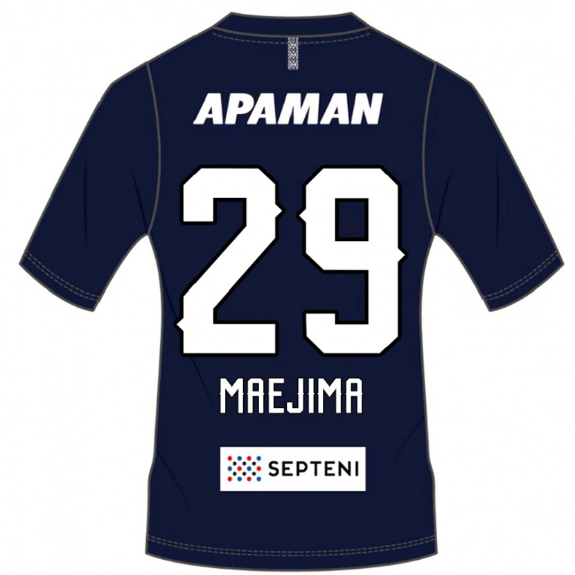 Danxen Dzieci Yota Maejima #29 Królewski Niebieski Biały Domowa Koszulka 2025/26 Koszulki Klubowe