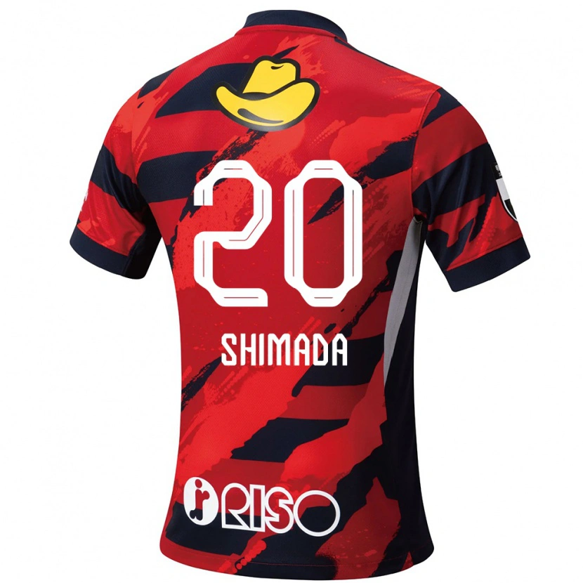 Danxen Dzieci Victor Shimada #20 Biały Czarny Domowa Koszulka 2025/26 Koszulki Klubowe