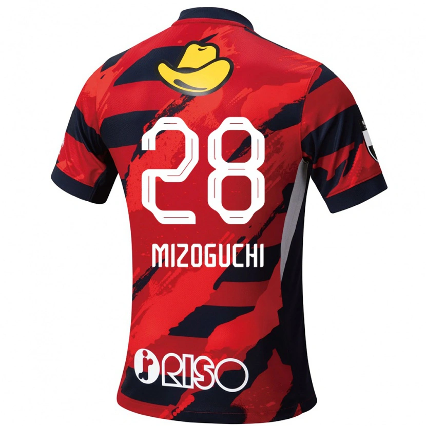Danxen Dzieci Shuhei Mizoguchi #28 Biały Czarny Domowa Koszulka 2025/26 Koszulki Klubowe