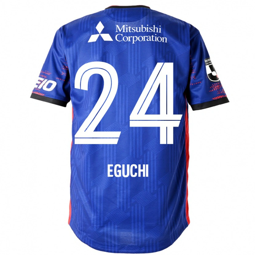 Danxen Dzieci Kaito Eguchi #24 Biały Czarny Domowa Koszulka 2025/26 Koszulki Klubowe