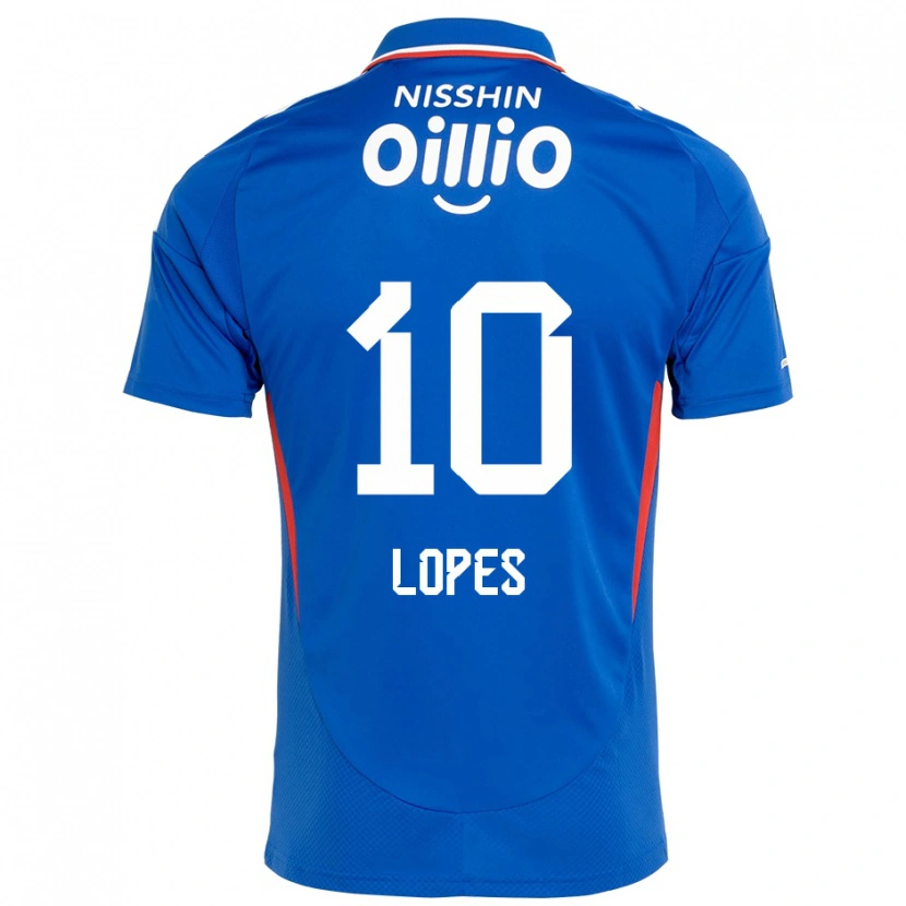 Danxen Dzieci Anderson Lopes #10 Biały Królewski Niebieski Domowa Koszulka 2025/26 Koszulki Klubowe