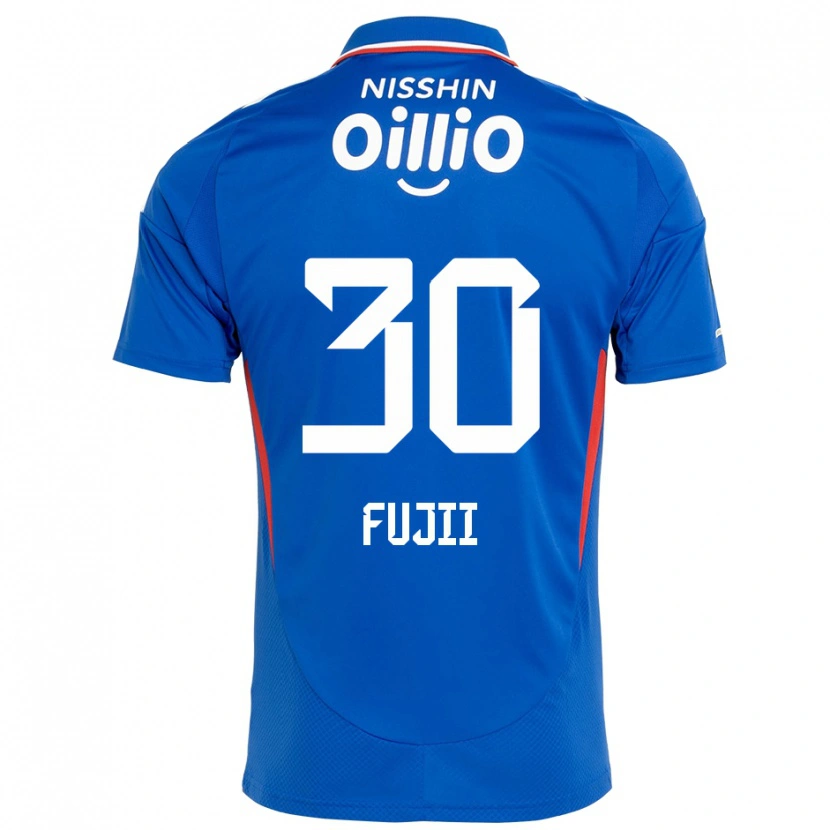 Danxen Dzieci Shota Fujii #30 Biały Królewski Niebieski Domowa Koszulka 2025/26 Koszulki Klubowe