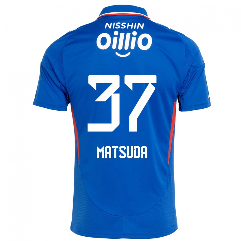 Danxen Dzieci Eitaro Matsuda #37 Biały Królewski Niebieski Domowa Koszulka 2025/26 Koszulki Klubowe
