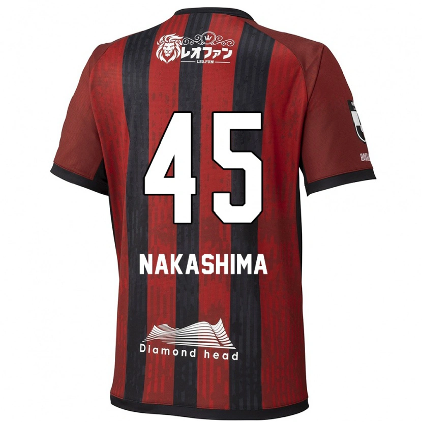 Danxen Dzieci Taika Nakashima #45 Niebieski Czerwony Domowa Koszulka 2025/26 Koszulki Klubowe