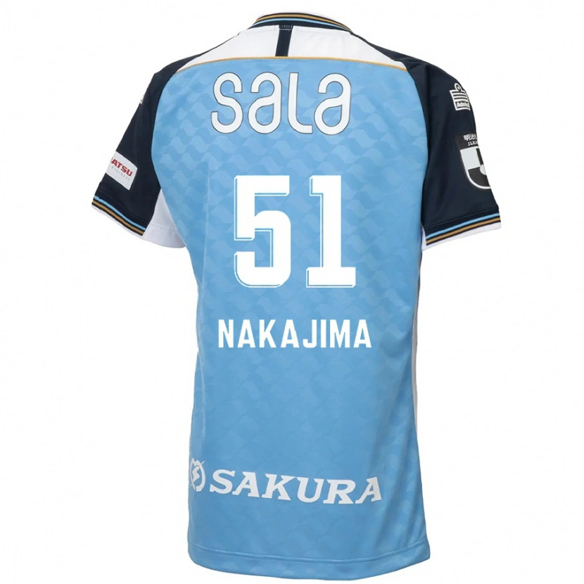 Danxen Dzieci Keitaro Nakajima #51 Biały Czarny Domowa Koszulka 2025/26 Koszulki Klubowe