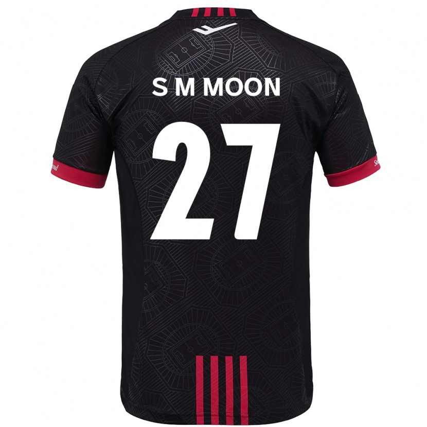 Danxen Dzieci Seon-Min Moon #27 Biały Czarny Domowa Koszulka 2025/26 Koszulki Klubowe