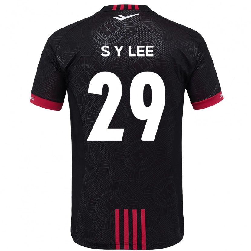 Danxen Dzieci Seong-Yun Lee #29 Biały Czarny Domowa Koszulka 2025/26 Koszulki Klubowe