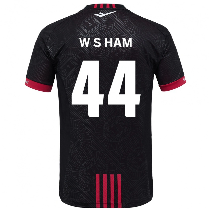 Danxen Dzieci Sun-Woo Ham #44 Biały Czarny Domowa Koszulka 2025/26 Koszulki Klubowe