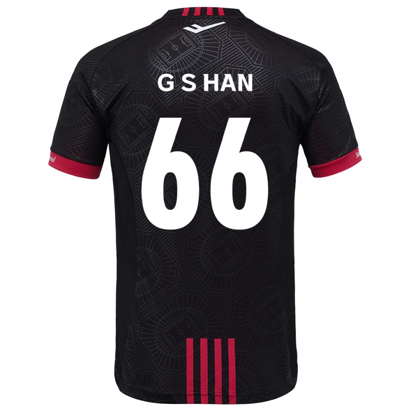 Danxen Dzieci Seung-Gyu Han #66 Biały Czarny Domowa Koszulka 2025/26 Koszulki Klubowe