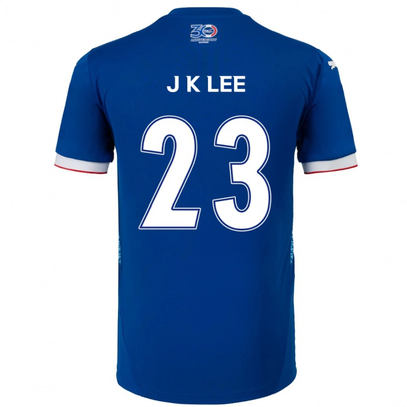 Danxen Dzieci Ki-Je Lee #23 Biały Królewski Niebieski Domowa Koszulka 2025/26 Koszulki Klubowe