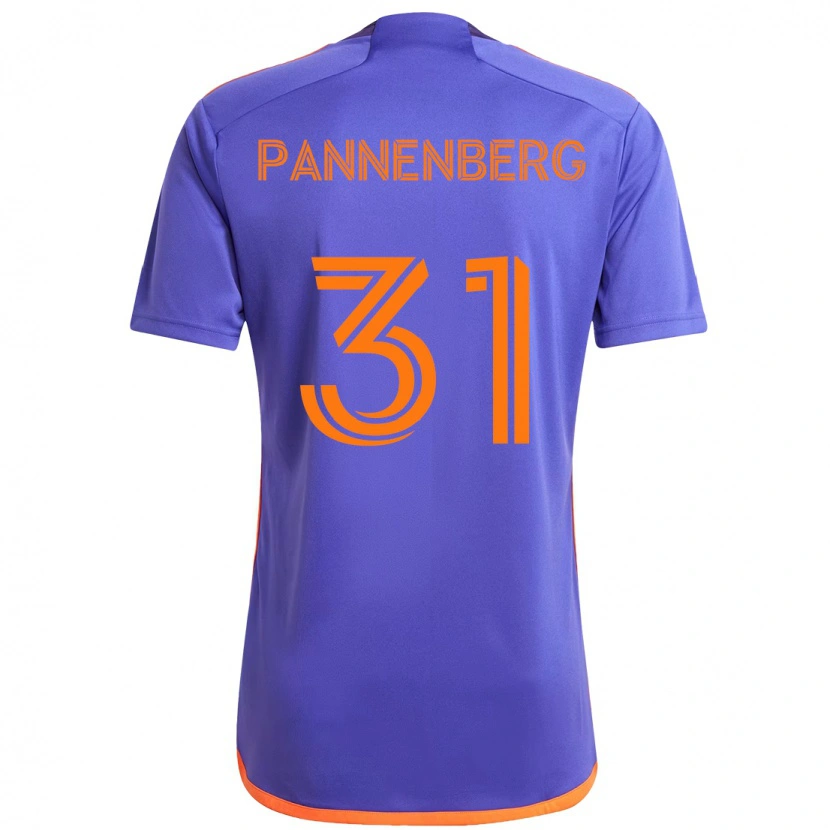 Danxen Dzieci Andrew Pannenberg #31 Pomarańczowy Biały Wyjazdowa Koszulka 2025/26 Koszulki Klubowe
