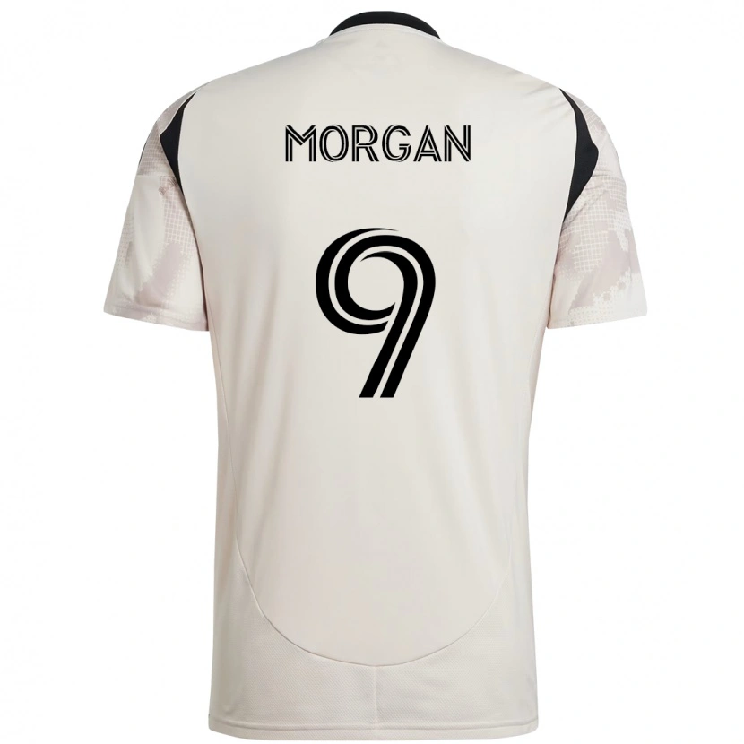 Danxen Dzieci Lewis Morgan #9 Czerwony Czarny Wyjazdowa Koszulka 2025/26 Koszulki Klubowe