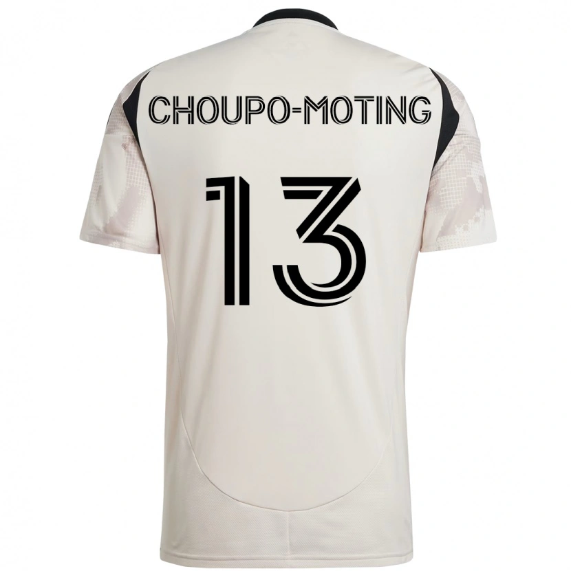 Danxen Dzieci Eric-Maxim Choupo-Moting #13 Czerwony Czarny Wyjazdowa Koszulka 2025/26 Koszulki Klubowe
