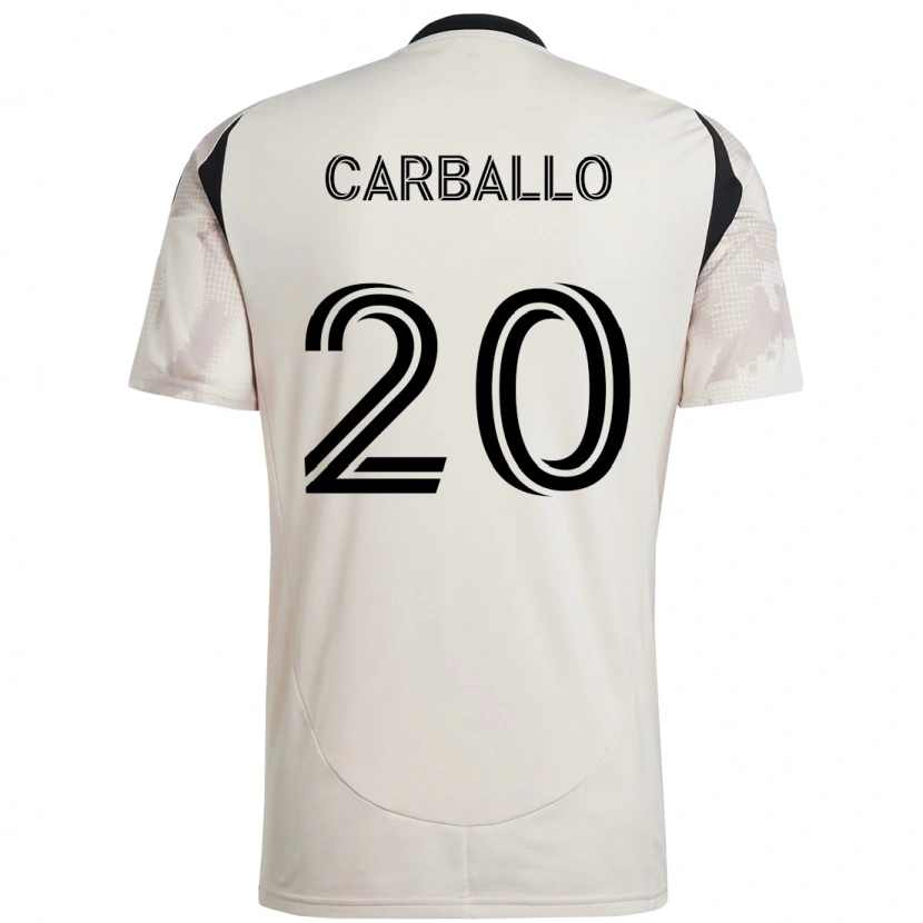 Danxen Dzieci Felipe Carballo #20 Czerwony Czarny Wyjazdowa Koszulka 2025/26 Koszulki Klubowe